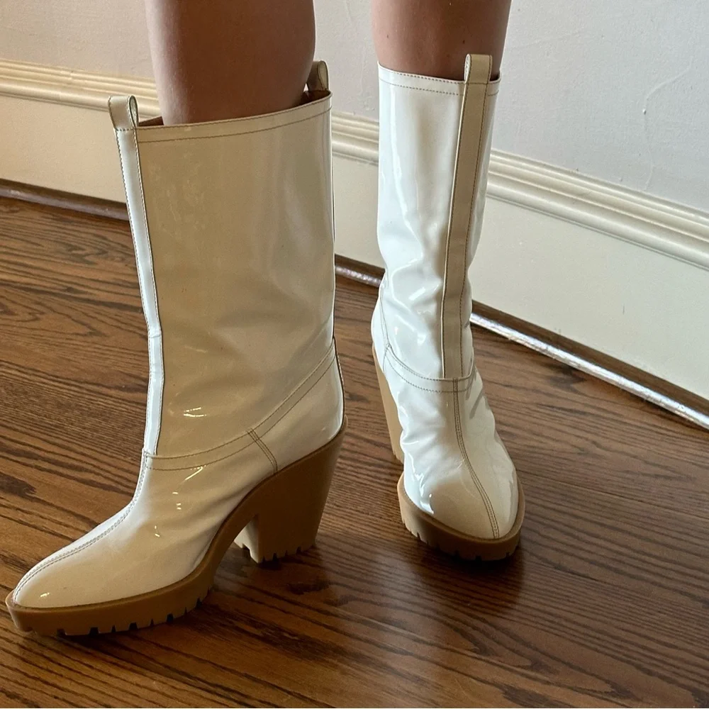 MAISON MARGIELA Patent Leather Boots🌸